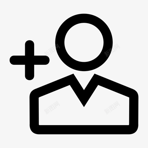 加朋友图标svg_新图网 https://ixintu.com 朋友