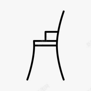 椅子家具座位图标图标