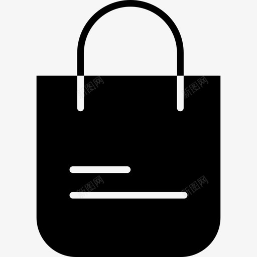 购物袋商务354实心图标svg_新图网 https://ixintu.com 商务 实心 购物袋