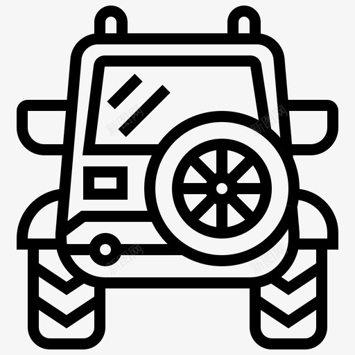备用轮胎探险后图标svg_新图网 https://ixintu.com 卡车 后 备用轮胎 探险 汽车维修