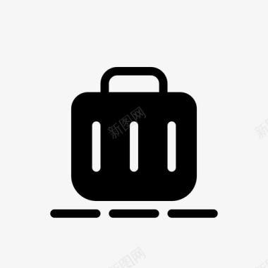 行李处理系统机场行李箱图标图标