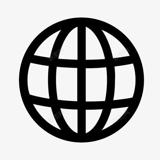 网络全球互联网图标svg_新图网 https://ixintu.com 世界 互联网 全球 网站 网络
