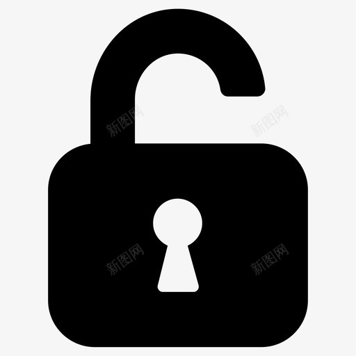 锁密码安全图标svg_新图网 https://ixintu.com 安全 密码 解锁 锁