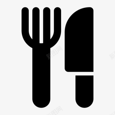 餐厅烹饪餐具图标图标