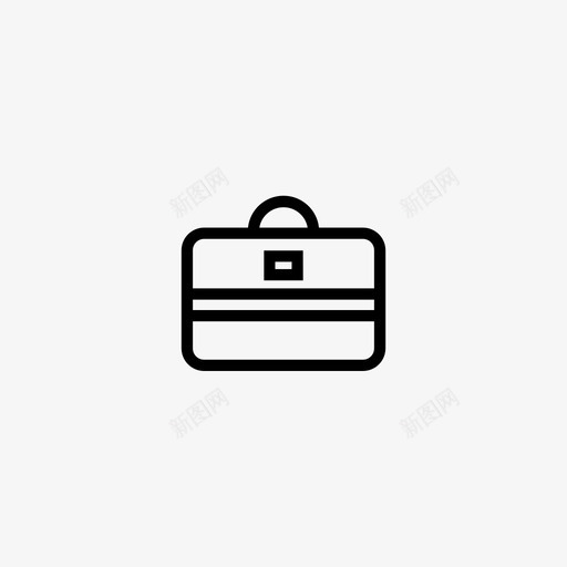 手提箱公文包商务图标svg_新图网 https://ixintu.com 公文包 办公室标牌 商务 手提箱 行李