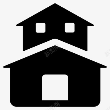 住宅地产房产图标图标
