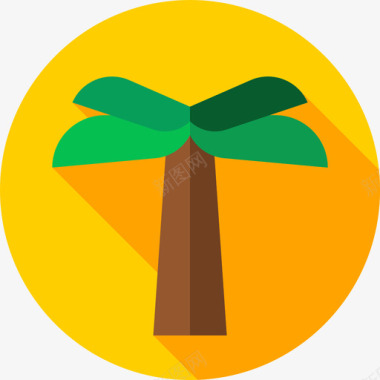 棕榈树摩洛哥6平坦图标图标