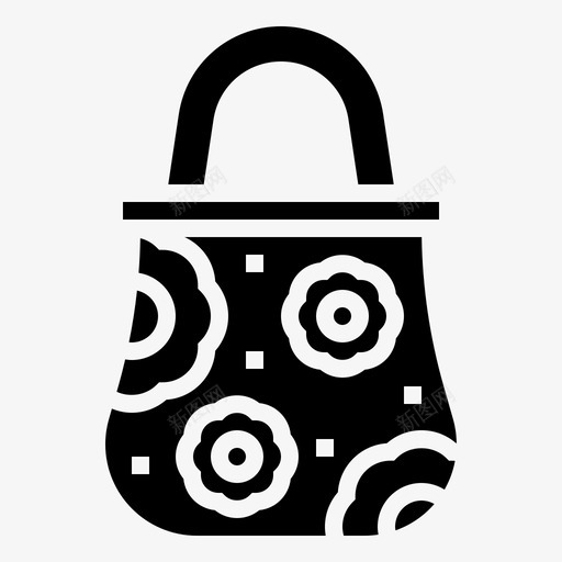购物袋礼品手袋图标svg_新图网 https://ixintu.com 手袋 礼品 纪念品 购物 购物袋