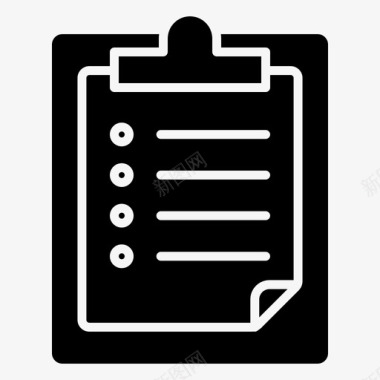 任务列表帐户文档图标图标