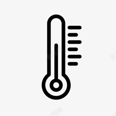 温度计摄氏度高温图标图标
