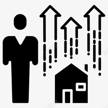 估价房屋房产图标图标