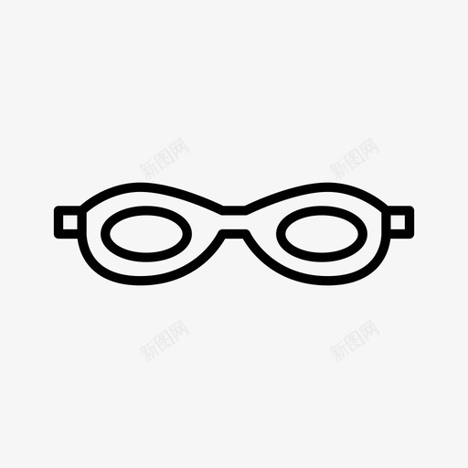 配件护目镜眼镜图标svg_新图网 https://ixintu.com 护目镜 时装 眼镜 配件