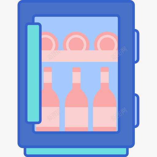 瓶家用电器3线性颜色图标svg_新图网 https://ixintu.com 家用电器 线性 颜色