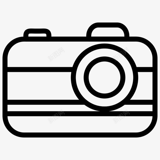 相机数码相机电子图标svg_新图网 https://ixintu.com 度假 摄影 数码相机 电子 相机 龙目