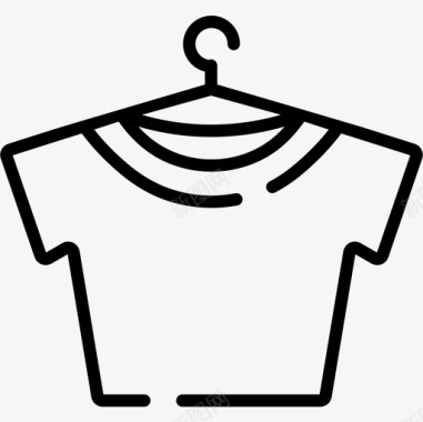 服装缝纫61直线图标图标