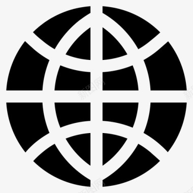 互联网全球网站图标图标
