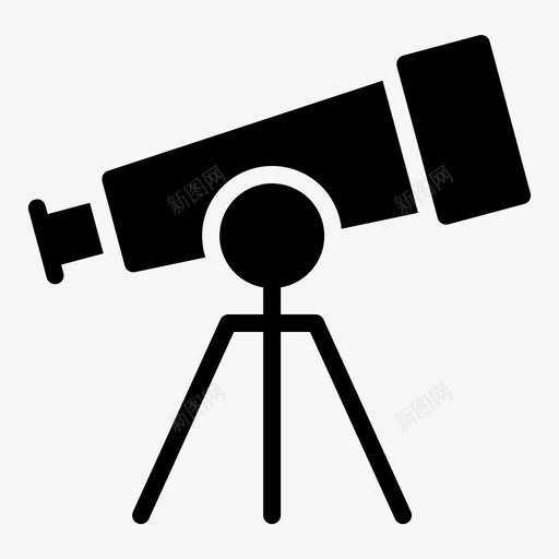 天文望远镜观测望远镜图标svg_新图网 https://ixintu.com 图示 天文望远镜 望远镜 观测