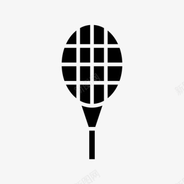 网球拍运动标志图标图标