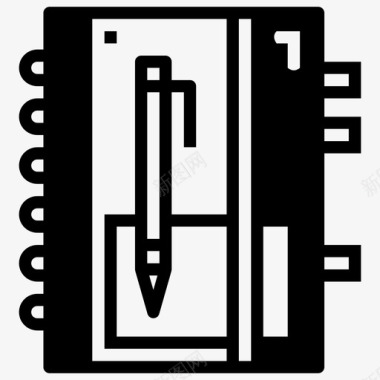 笔记本日记备忘录图标图标