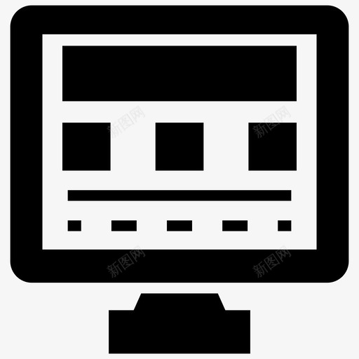 网页电脑登录页图标svg_新图网 https://ixintu.com 优化 图标 字形 布局 搜索引擎 电脑 界面 登录 网页 网页设计