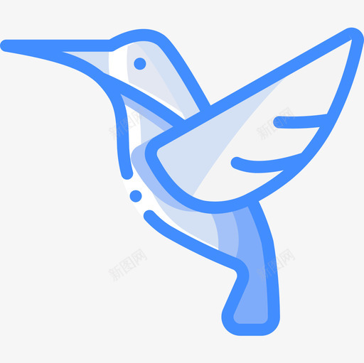 鸟热带27蓝色图标svg_新图网 https://ixintu.com 热带27 蓝色 鸟