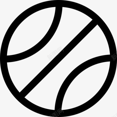 篮球大学21直线图标图标