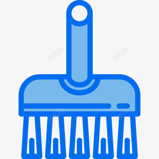 刷子清洁设备2蓝色图标svg_新图网 https://ixintu.com 刷子 清洁 蓝色 设备