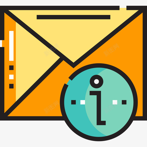 电子邮件数字服务9线性颜色图标svg_新图网 https://ixintu.com 数字 服务 电子邮件 线性 颜色