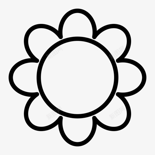 花卉生态花卉图标svg_新图网 https://ixintu.com 植物 生态 花卉 设计