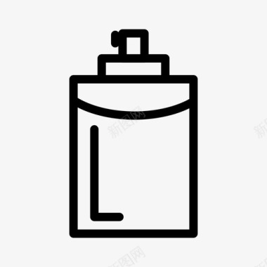 香水瓶香水喷雾香水图标图标