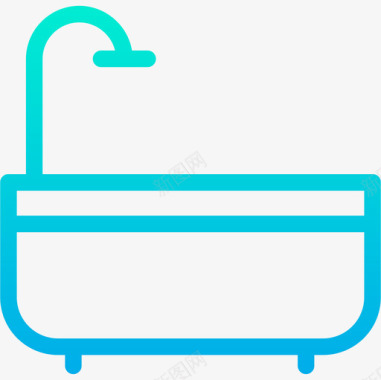 浴缸器具7坡度图标图标
