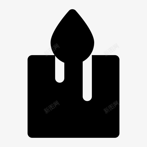 蜡烛庆祝装饰图标svg_新图网 https://ixintu.com spa 庆祝 火焰 美容 蜡烛 装饰 雕文