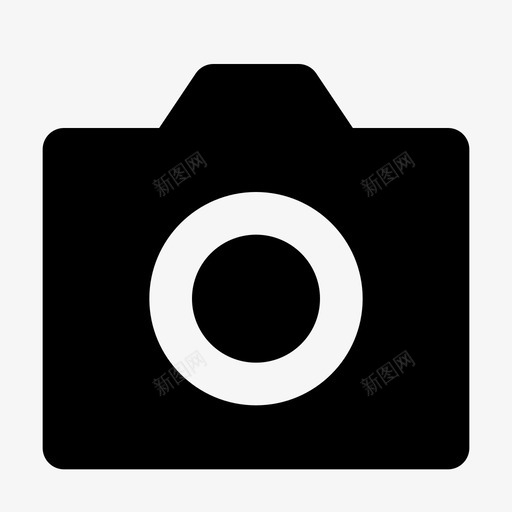 照相机应用程序照片图标svg_新图网 https://ixintu.com 图标 字形 应用程序 照片 照相机 用户界面