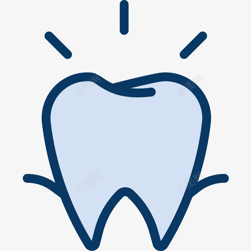牙齿牙齿17线形颜色图标svg_新图网 https://ixintu.com 牙齿 牙齿17 线形颜色