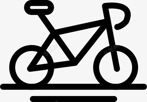 自行车医疗体育图标图标