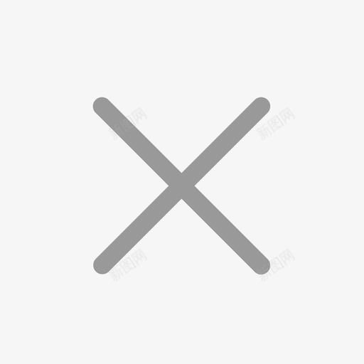 取消按钮svg_新图网 https://ixintu.com 取消按钮