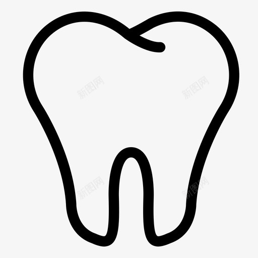 牙齿植入物医疗图标svg_新图网 https://ixintu.com 医疗 植入物 牙根 牙齿