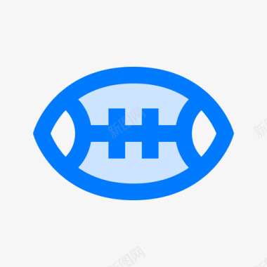 橄榄球美国4蓝色图标图标