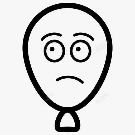 气球表情符号气球脸表情标签图标svg_新图网 https://ixintu.com 向量 图标 情感 标签 气球 符号 表情