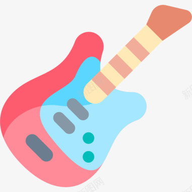 吉他名气17平版图标图标