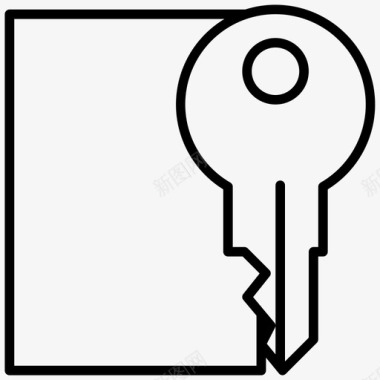 钥匙卡酒店图标图标