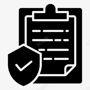 安全帐户文件图标图标