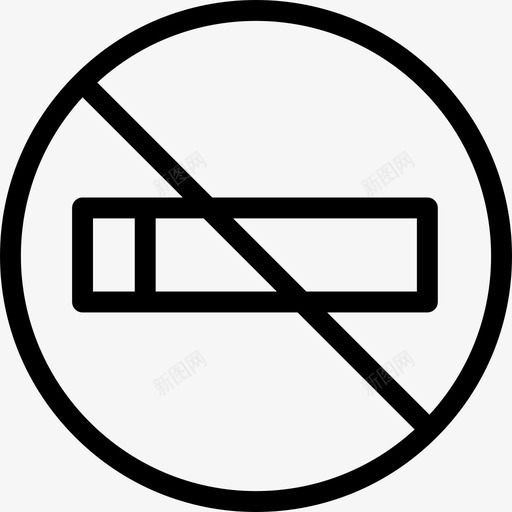 禁烟工业石油工业图标svg_新图网 https://ixintu.com 工业 石油工业 禁烟