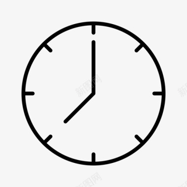 时钟办公室时间图标图标