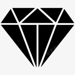 异形标志钻石同素异形体碳合金图标高清图片