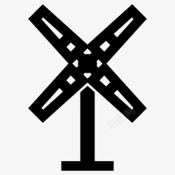 空调风力素材风力涡轮机空调工业图标高清图片
