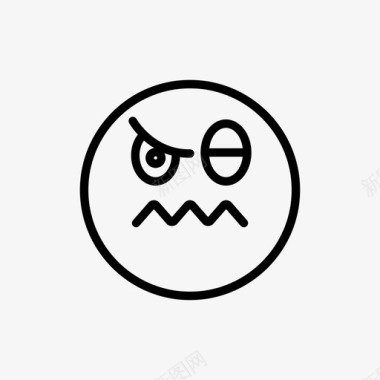 表情生气脸图标图标