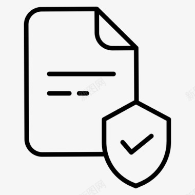 安全帐户文件图标图标