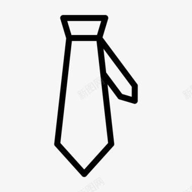 领带商务金融图标图标