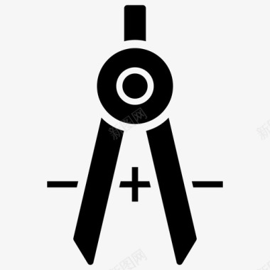 分隔符指南针绘图工具图标图标